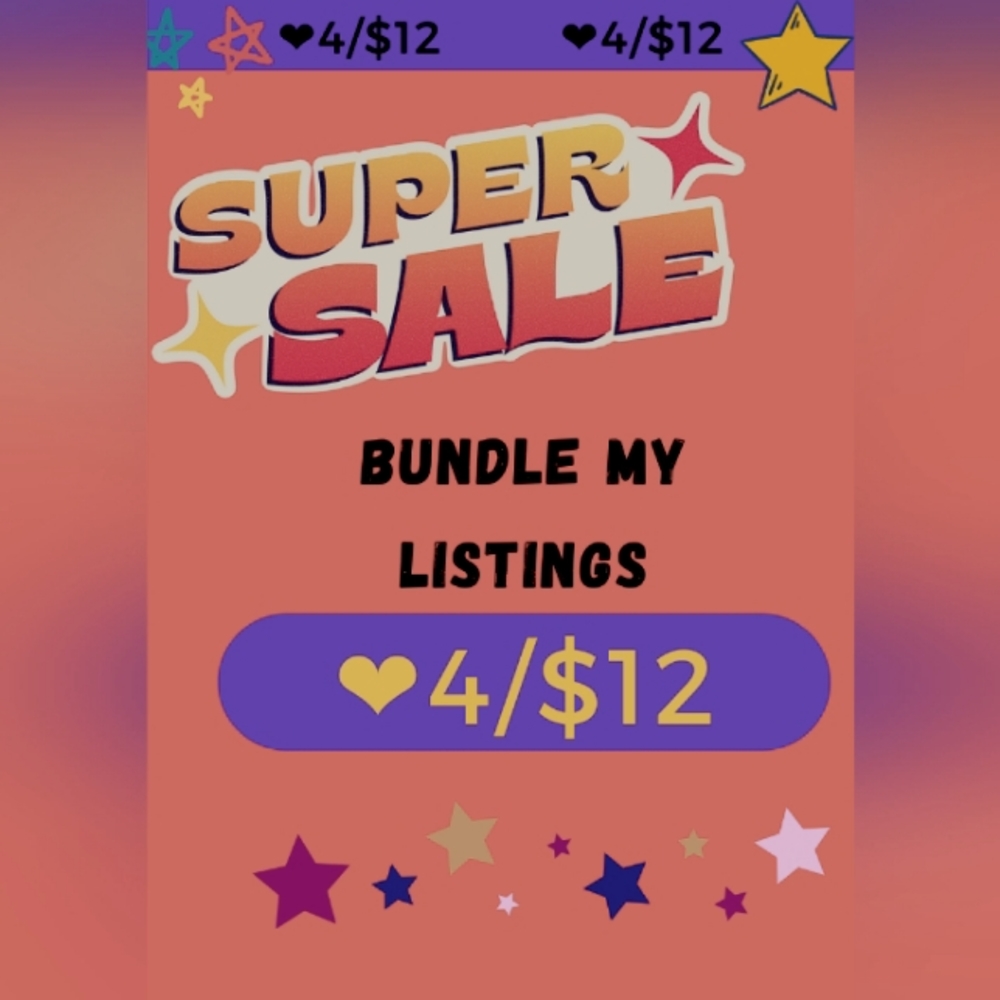 Bundle 4 Listings For $12!